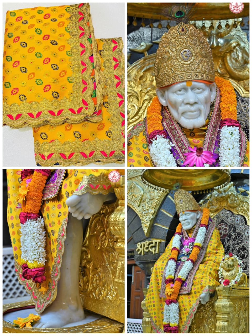 Saibaba Big Size Dress For Temple Statues at Rs 3500/set | भगवान की मूर्ती  की ड्रेस in Ahmednagar | ID: 24821862633